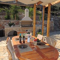 10 Kallithea dining terrace and main barbeque area.
